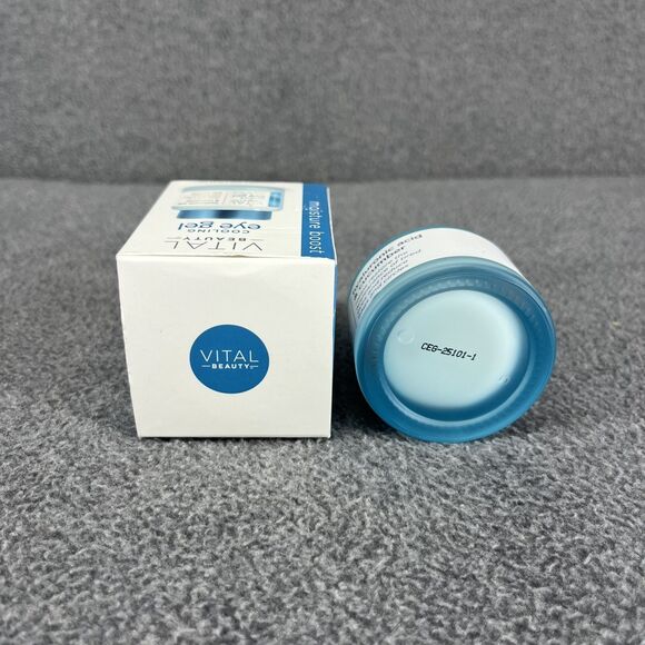 Vital Beauty Cooling Eye Gel Hyaluronic Acid Cucumber for Dark Circles Bags 1 oz - Picture 4 of 12